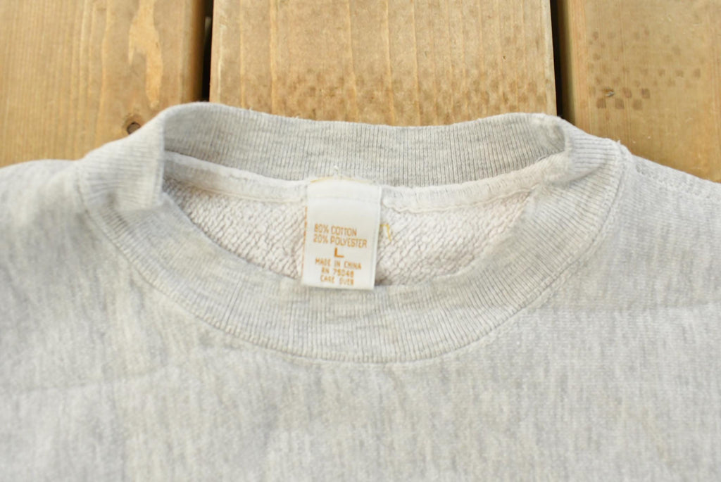 Vintage 1990s Navy Crewneck Sweatshirt Men's Large / 90s Crewneck / Army Military / Pro Weave / Spellout / Naval Academy