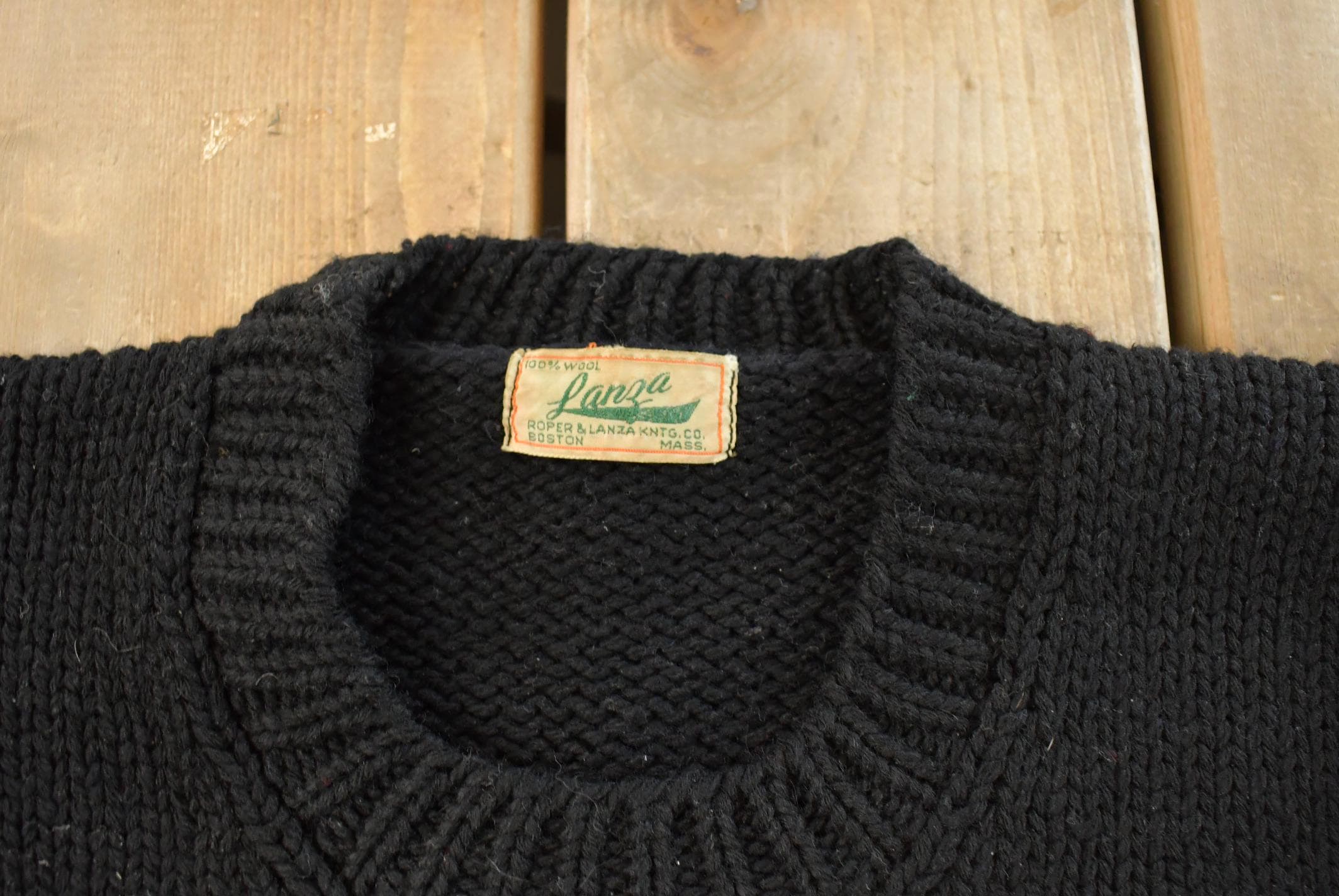Vintage 1940s Lanza Knit Collegiate Varsity Style Sweater Men's Medium /