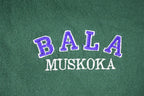 Vintage 1990s Bala Muskoka Zip Up Hoodie Sweatshirt