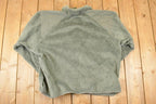 Vintage 1990s Olive Military Fleece Outdoorsman Sweater Men's XL