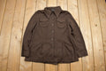Vintage 1970s Brown Button Up Shirt /