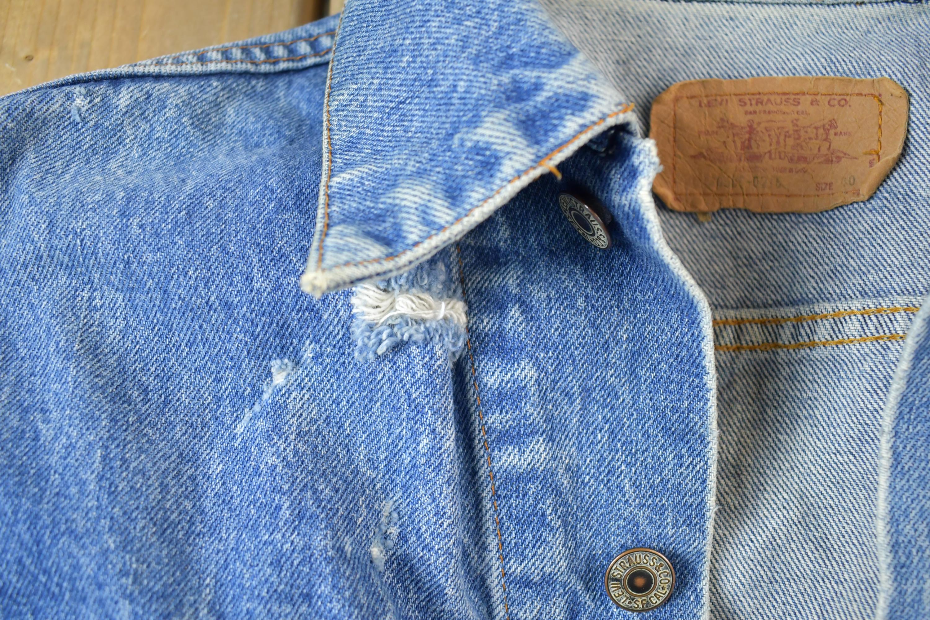 Vintage 1990s Levi Strauss Jean Jacket Made In USA