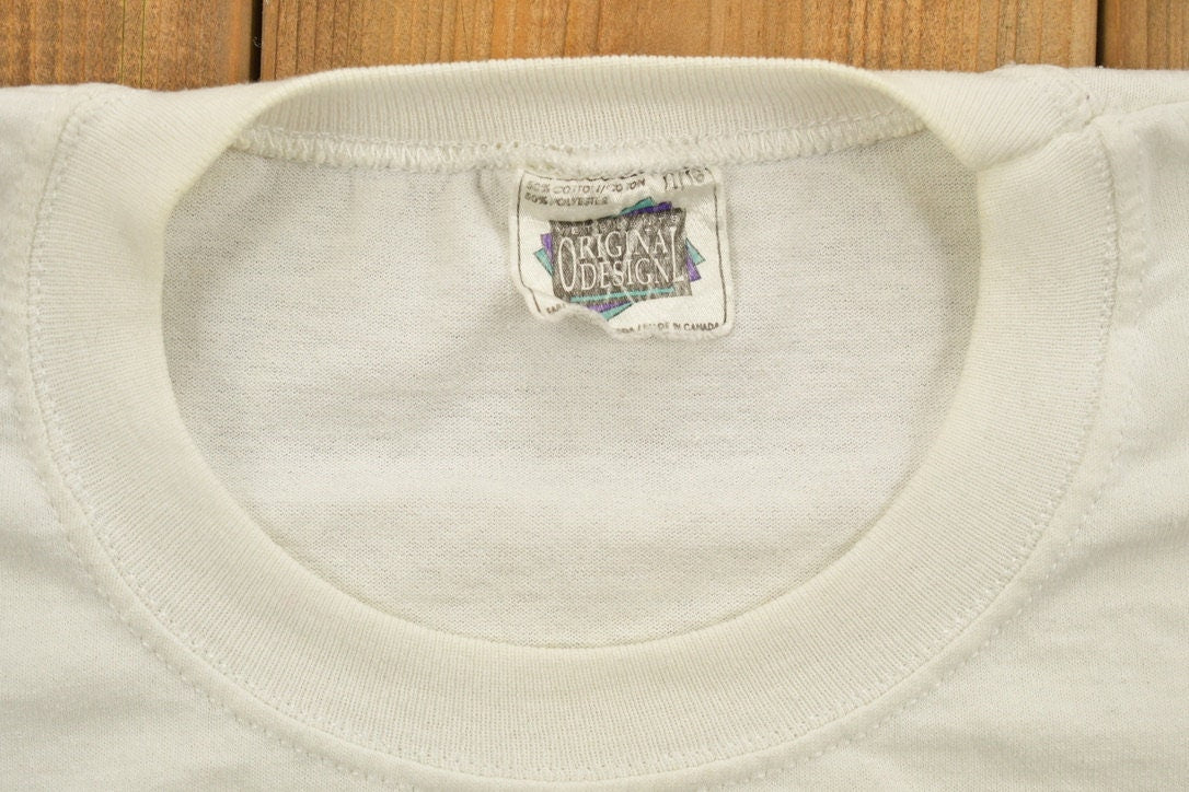 Vintage 1990s Funny Retirement Graphic T Shirt