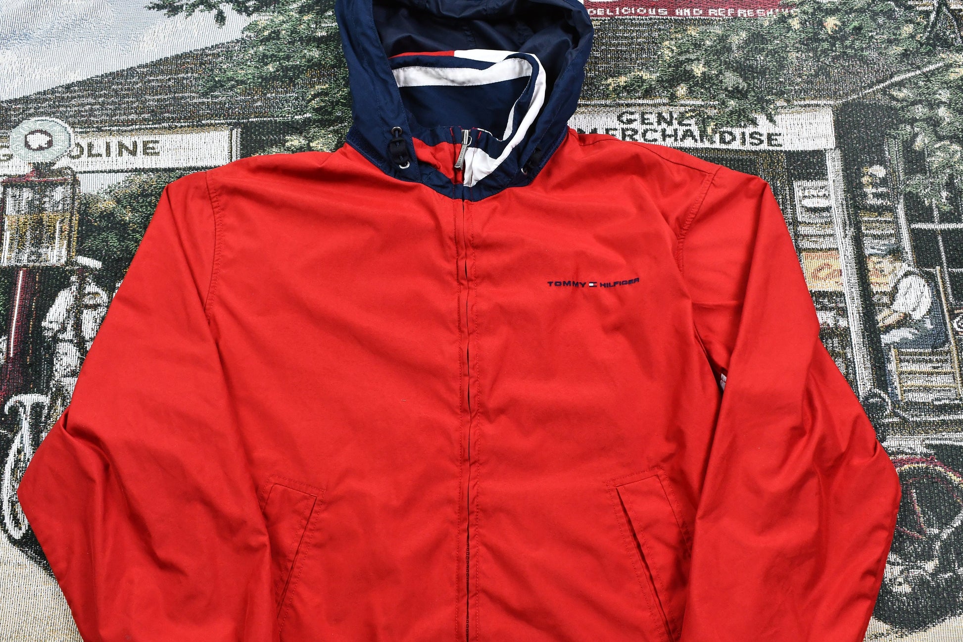 Vintage 1990s Tommy Hilfiger Full Zip Windbreaker