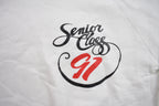 Vintage 1991 High School Graduation Senior Class Graphic Crewneck Sweatshirt