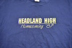 Vintage 1987 Headland High Homecoming Graphic T Shirt