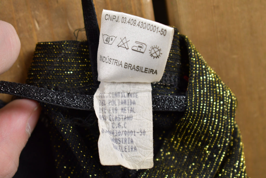 Vintage 1970s Kato Asymmetric Hem Maxi Dress  Sparkly  Gold  True Vintage  Retro Womenswear  Made in Austria