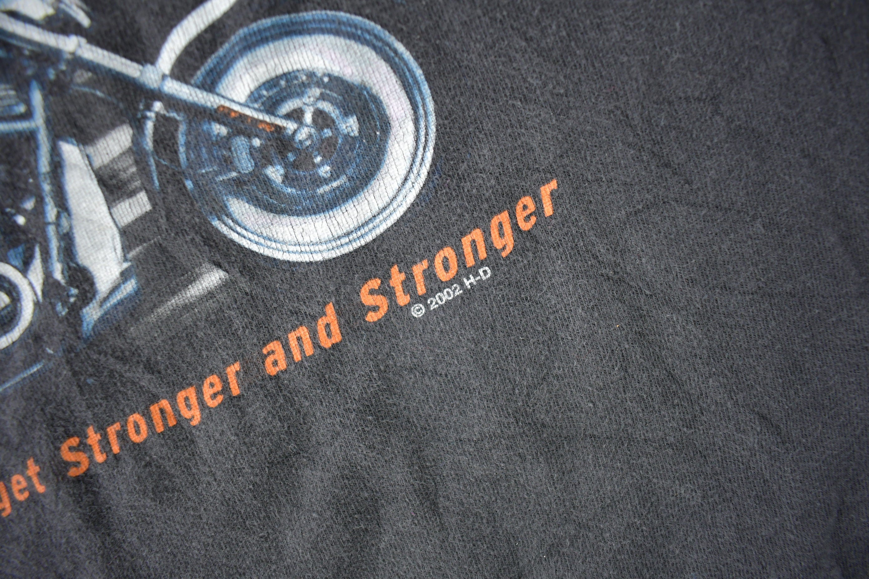 Vintage 2002 Harley Davidson Motorcycles Graphic T-Shirt Size 2XL