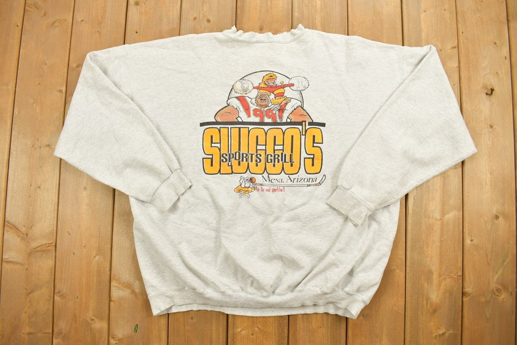 Vintage 1990s Sluggos Sports Grill Sweatshirt