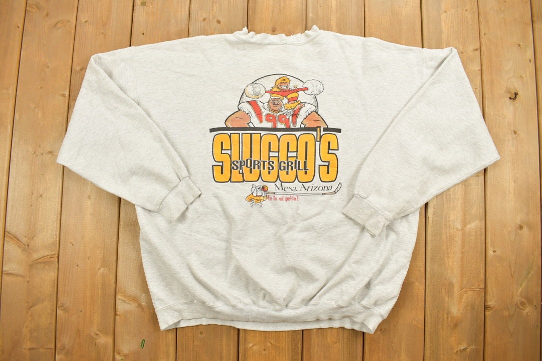 Vintage 1990s Sluggos Sports Grill Sweatshirt