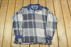 Vintage 1990s Chaps Ralph Lauren Long Sleeve Polo Sweatshirt Men's Medium