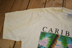Vintage 1995 Caribbean Style Graphic Souvenir T Shirt