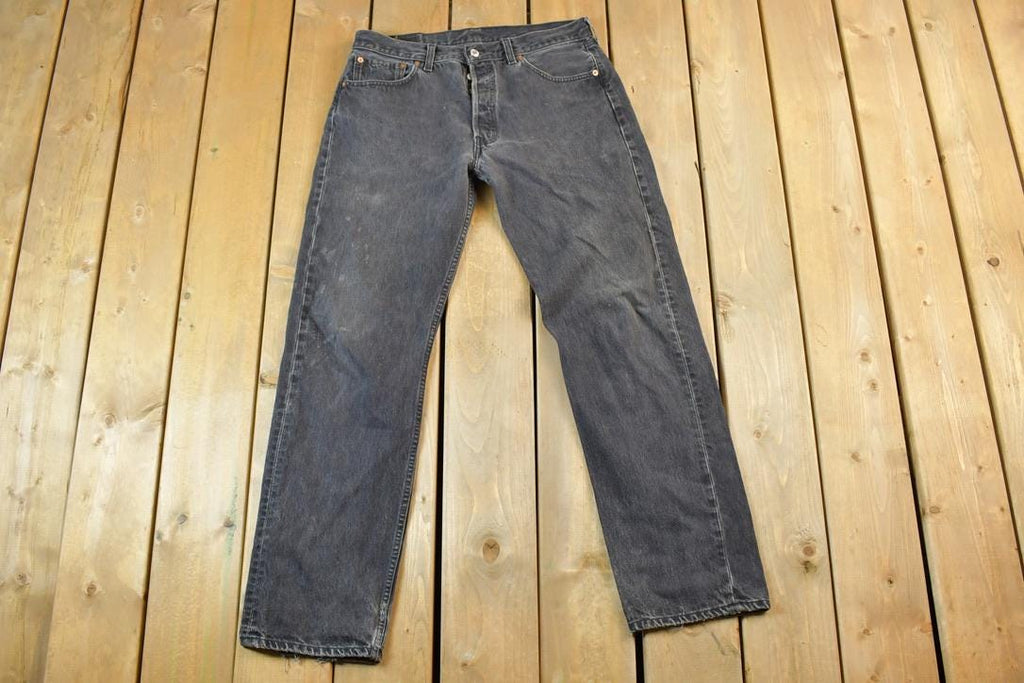 Vintage 1990s Levi Strauss Red Tab 501 Denim Jeans Size 34 x 32