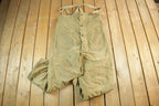 Vintage 1940s Navy Deck Overalls WWII Era Men's Size Medium