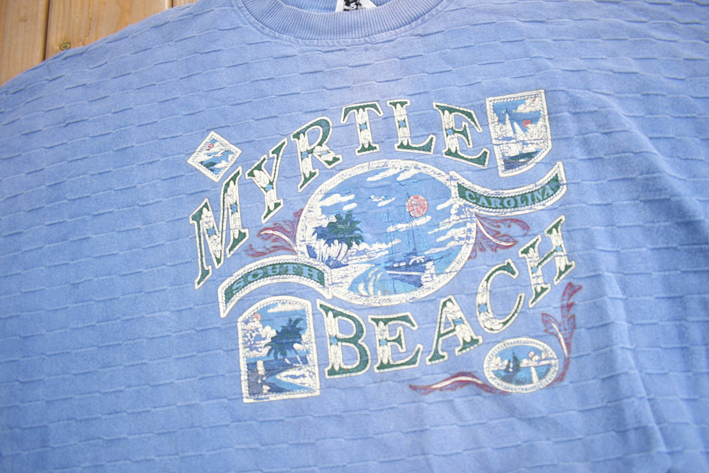 Vintage 1990s Myrtle Beach Graphic Crewneck Sweatshirt