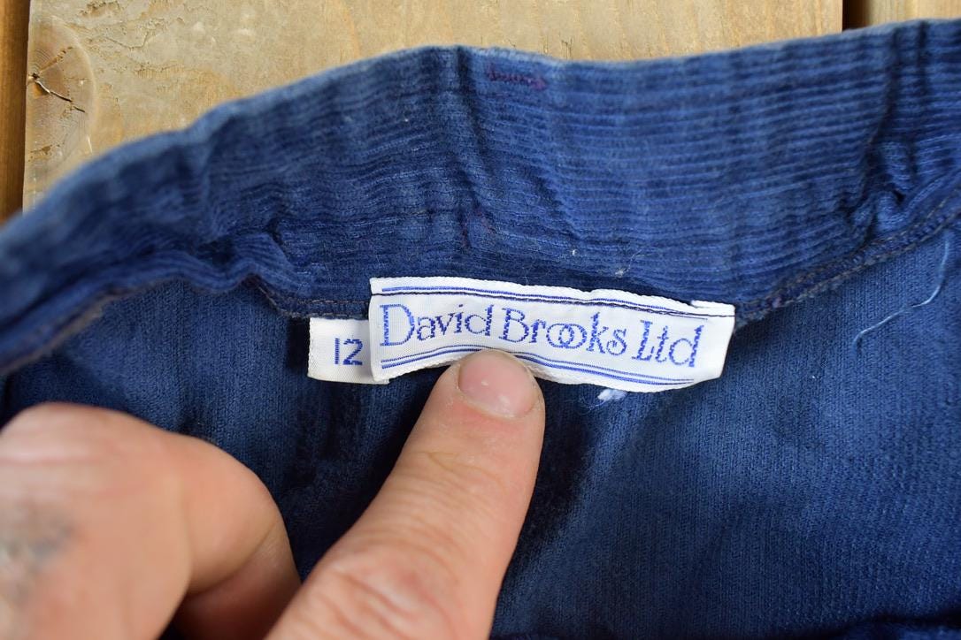 Vintage 1960s David Brooks Corduroy Shorts  60s Vintage Shorts  Vintage Denim Shorts  Made in USA  Summer Wear