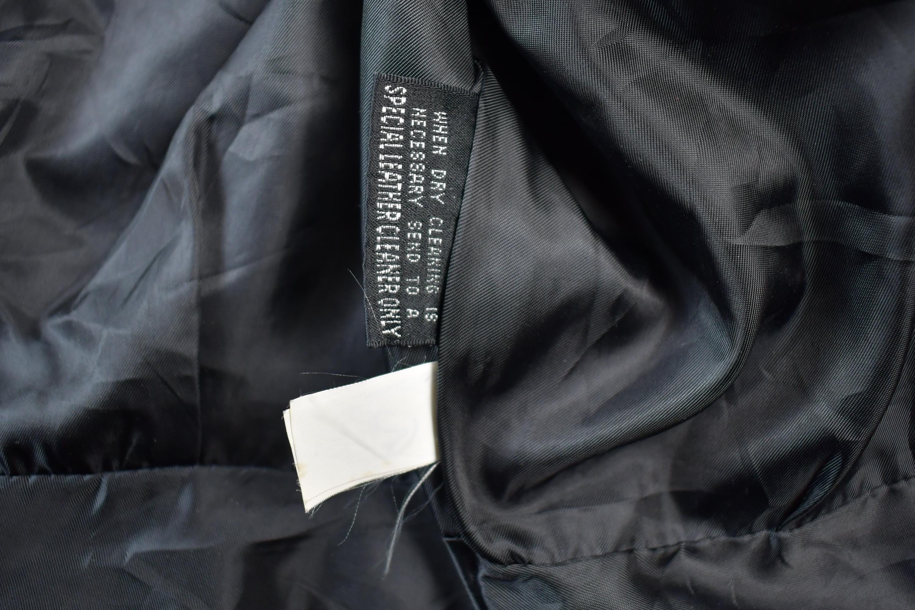 Vintage 1990s Wilsons Leather Biker Jacket Made In USA
