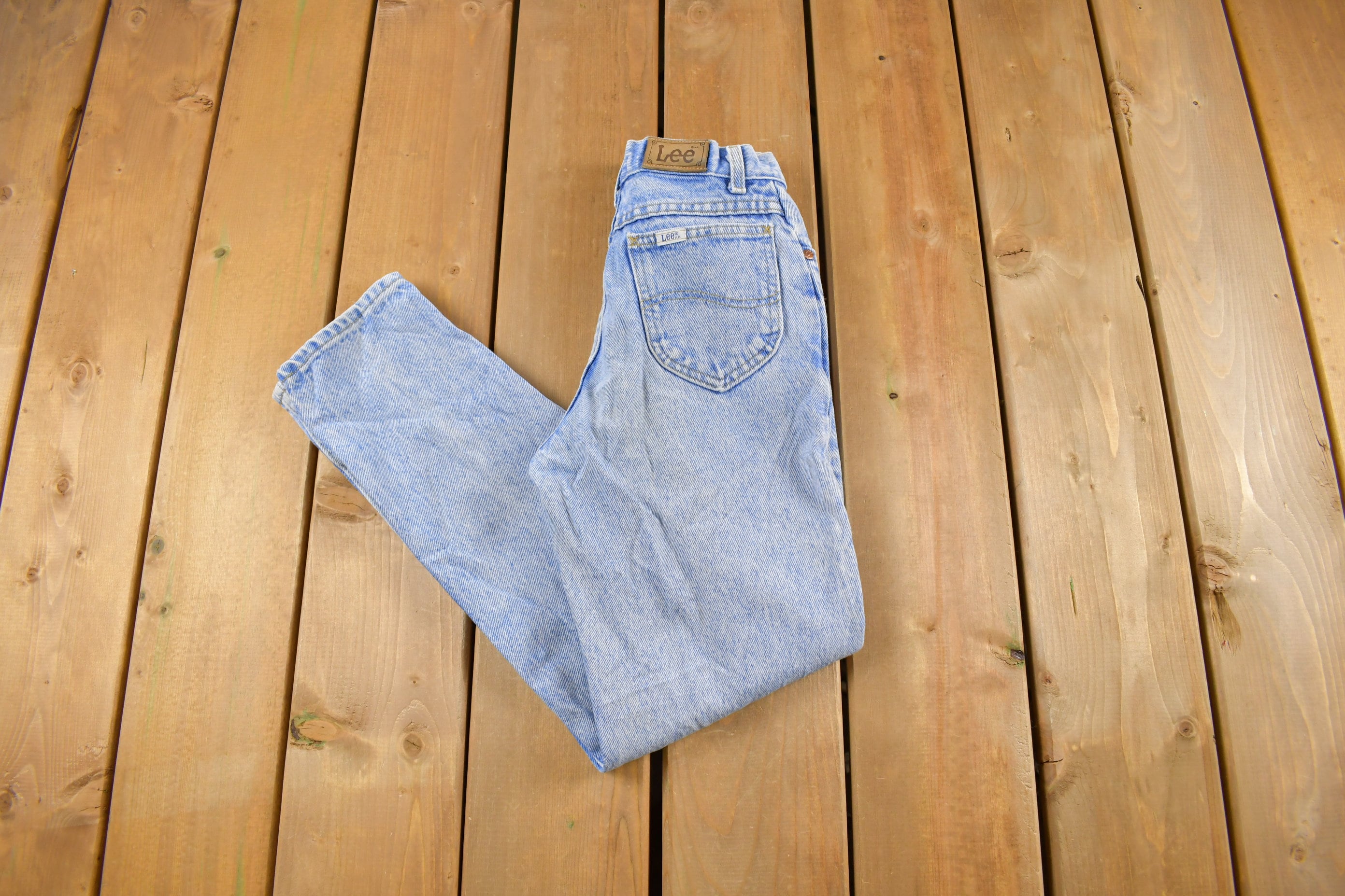 Vintage 1990s Lee Denim Slim Jeans Size 23 x 26