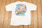 Vintage 1990s Amphibious Outfitters Scuba Frog Souvenir T-Shirt Men's L