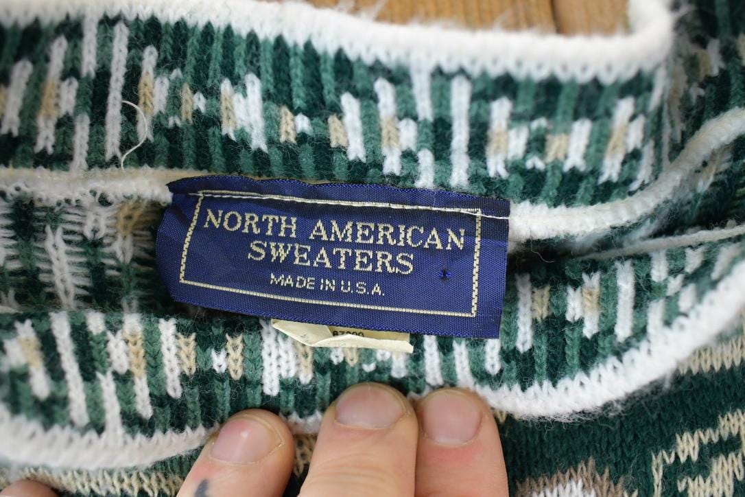 Vintage 1990s North American Sweaters Knit Crewneck Sweater