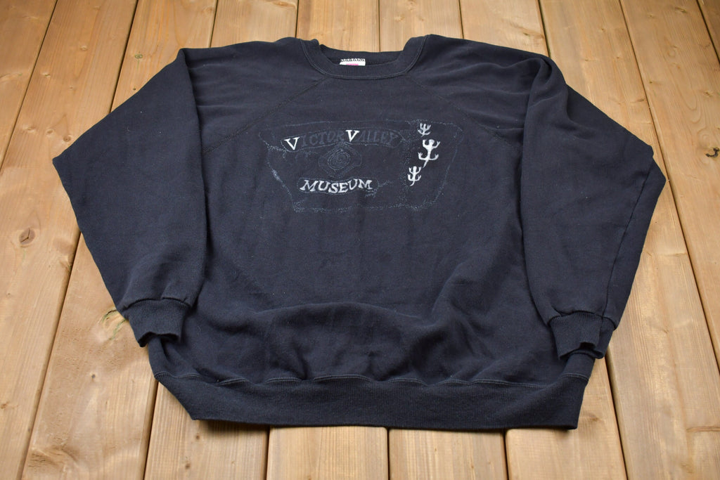 Vintage 1990s Victor Valley Museum Crewneck Sweatshirt