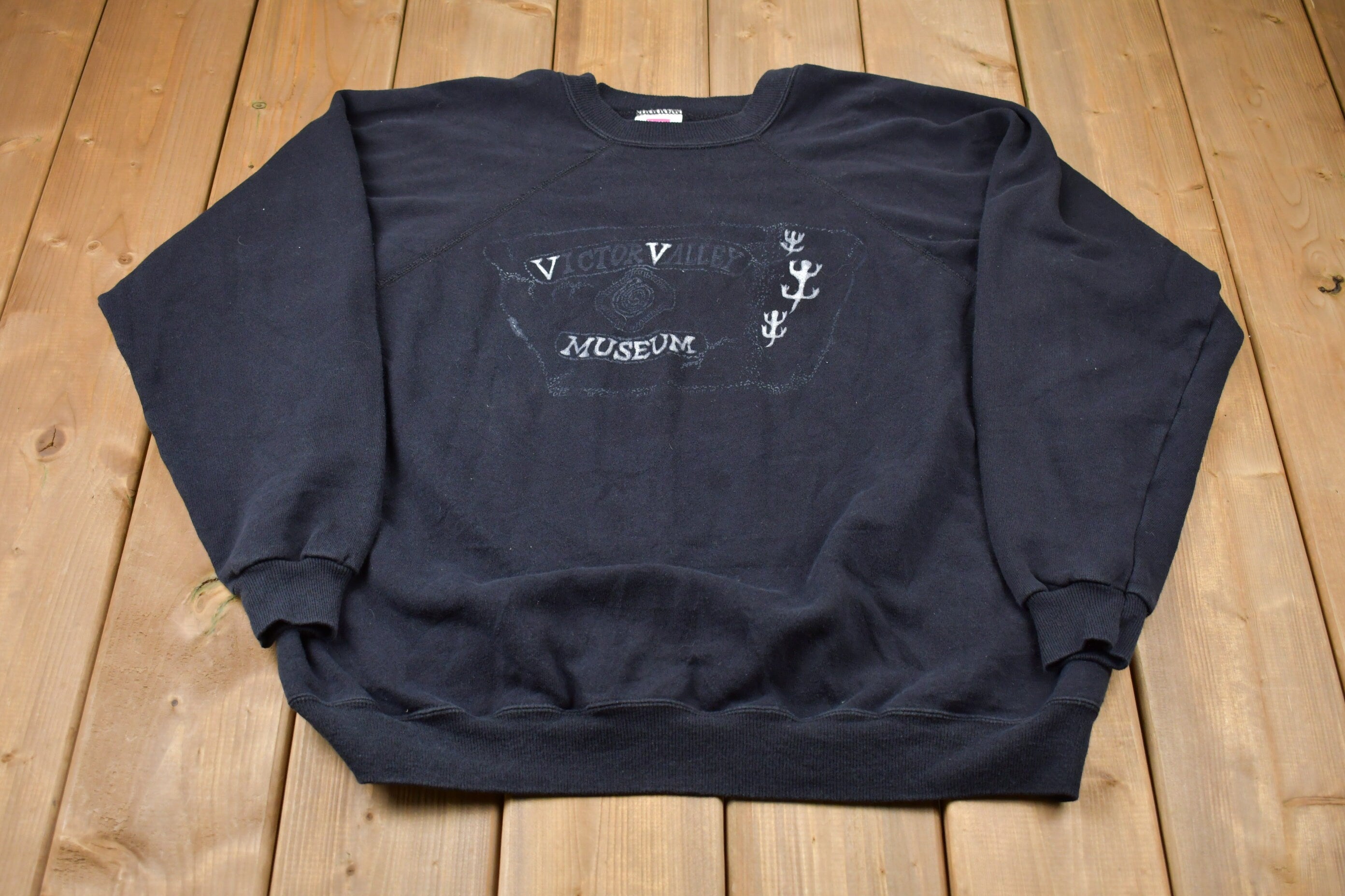 Vintage 1990s Victor Valley Museum Crewneck Sweatshirt