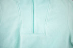 Vintage 1990s Polar Club Ice Blue Fleece Sweater
