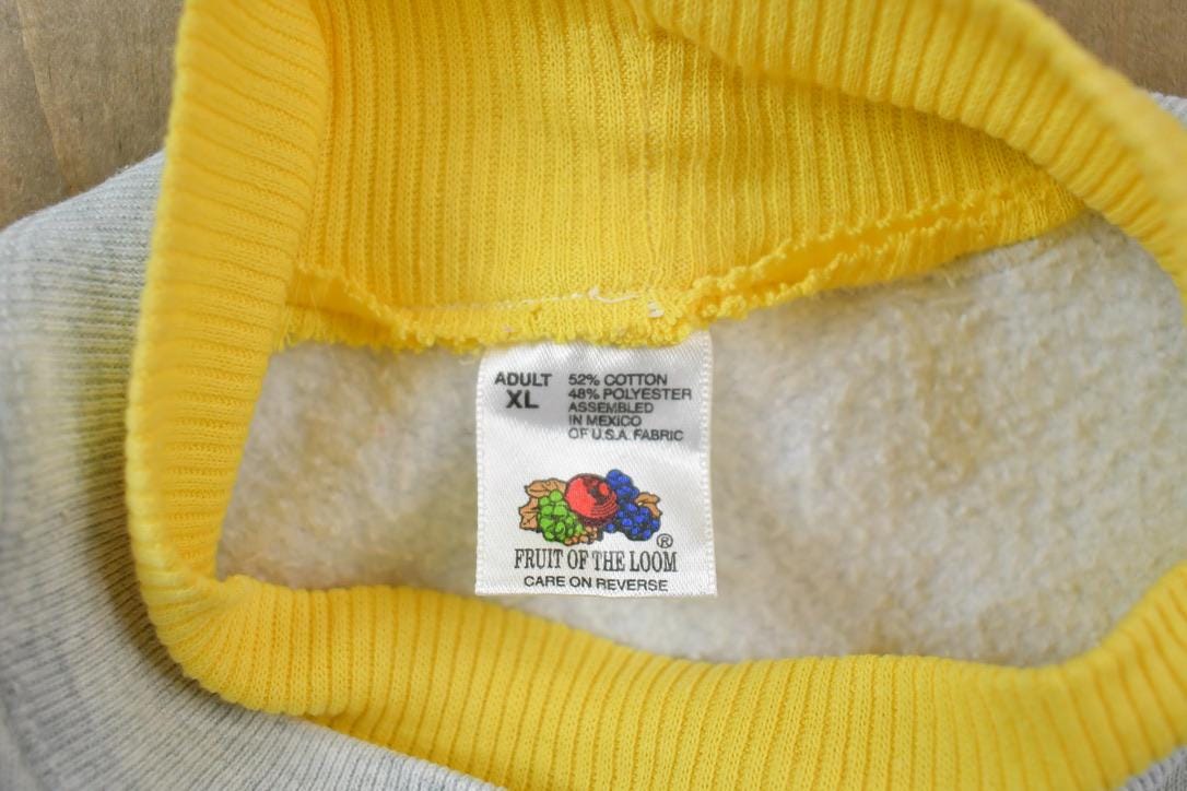 Vintage 1990s Barb Mccain Woden Double Collar Crewneck Sweatshirt