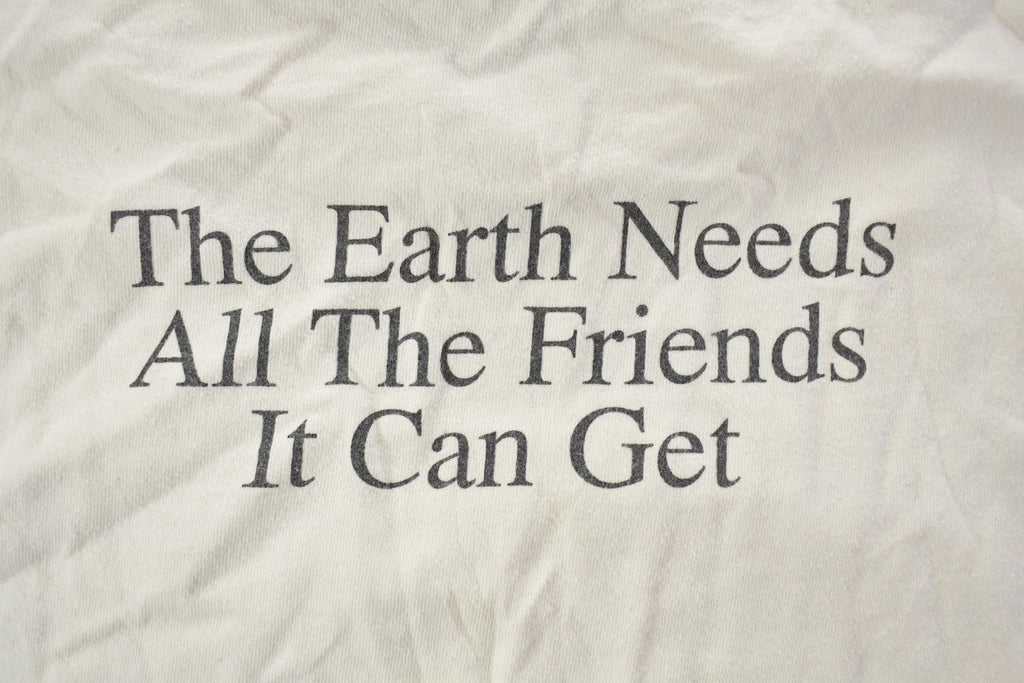 Vintage 1990s Friends Of The Earth Tiger Theme Graphic T-Shirt