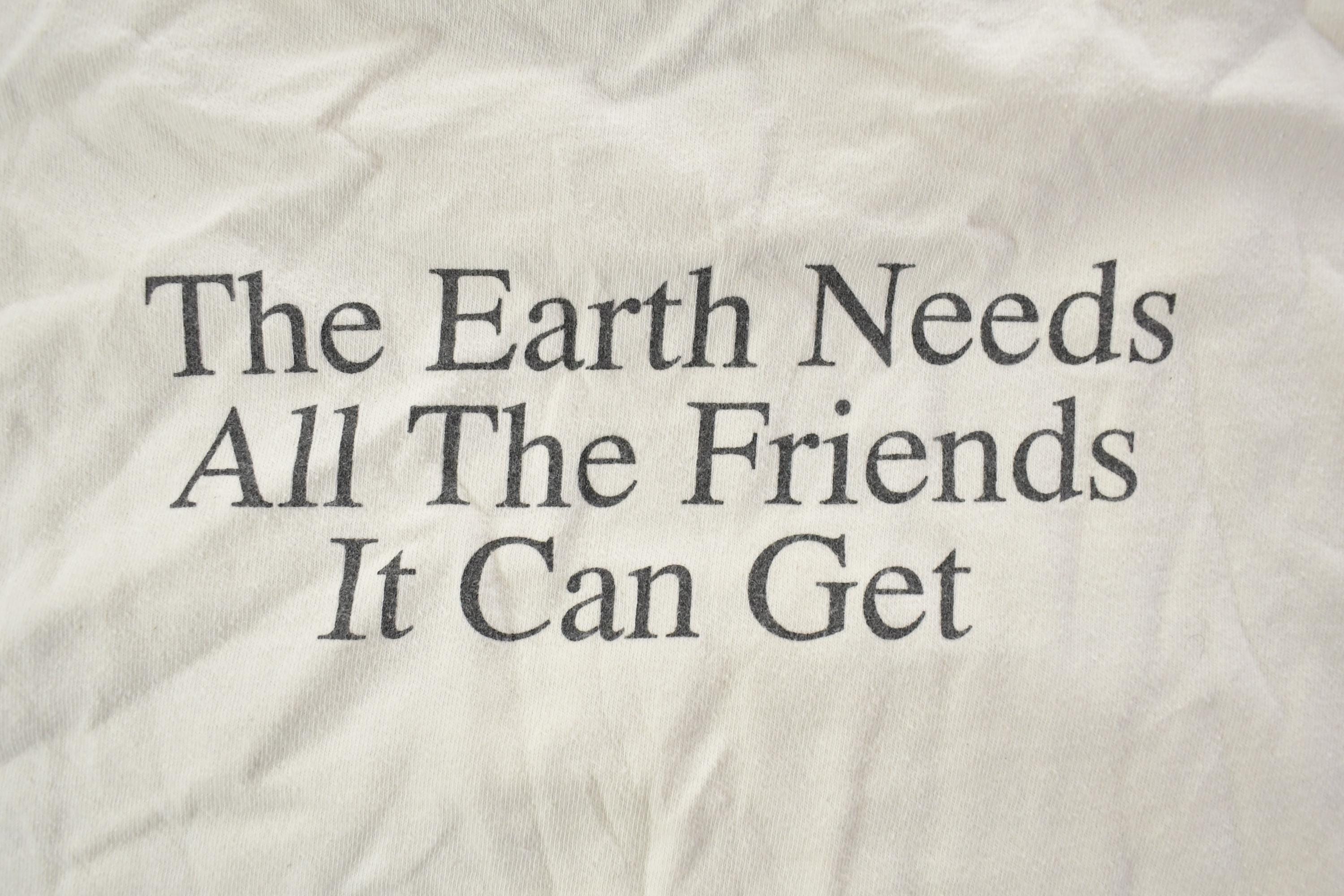 Vintage 1990s Friends Of The Earth Tiger Theme Graphic T-Shirt