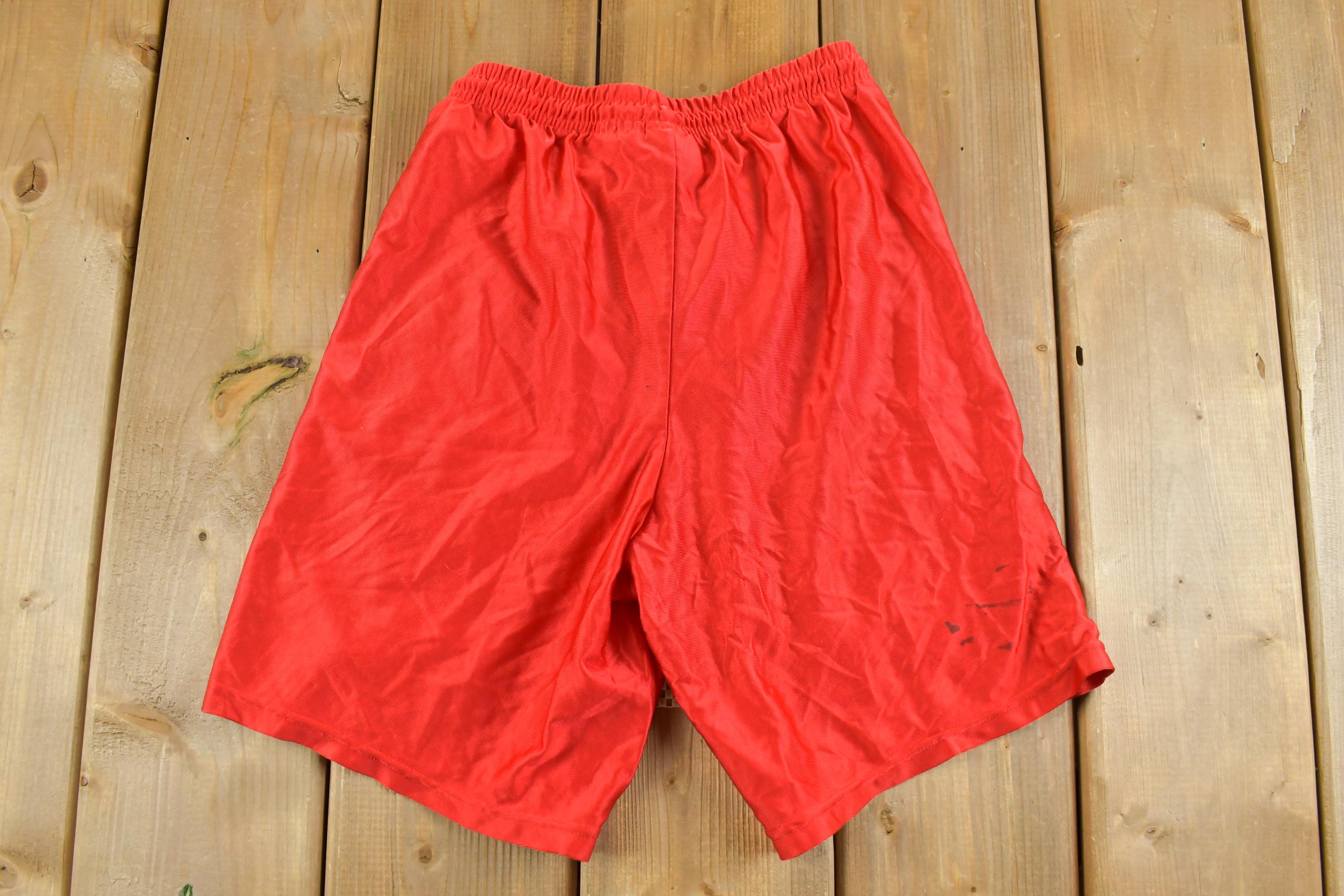 Vintage Y2K Nike Mini Swoosh Swim Basketball Shorts Size