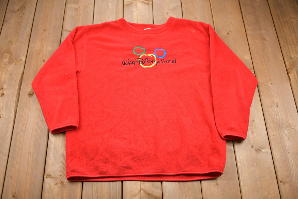 Vintage 1990s Walt Disney World Embroidered Crewneck Sweatshirt