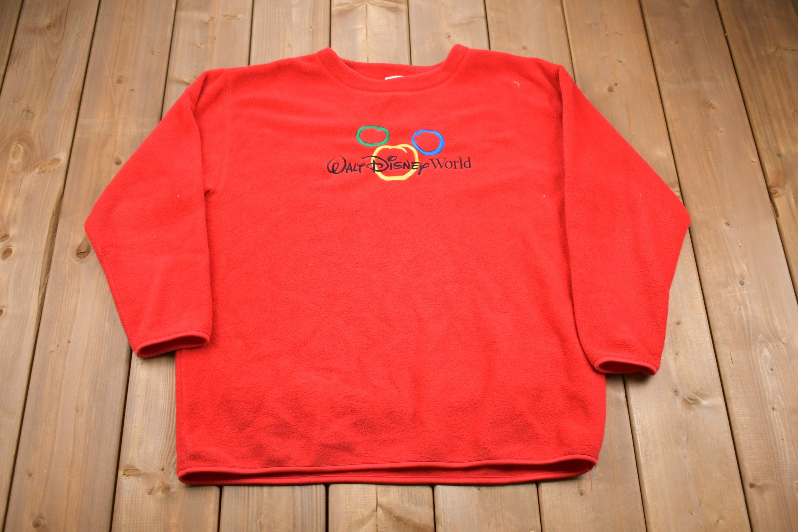 Vintage 1990s Walt Disney World Embroidered Crewneck Sweatshirt