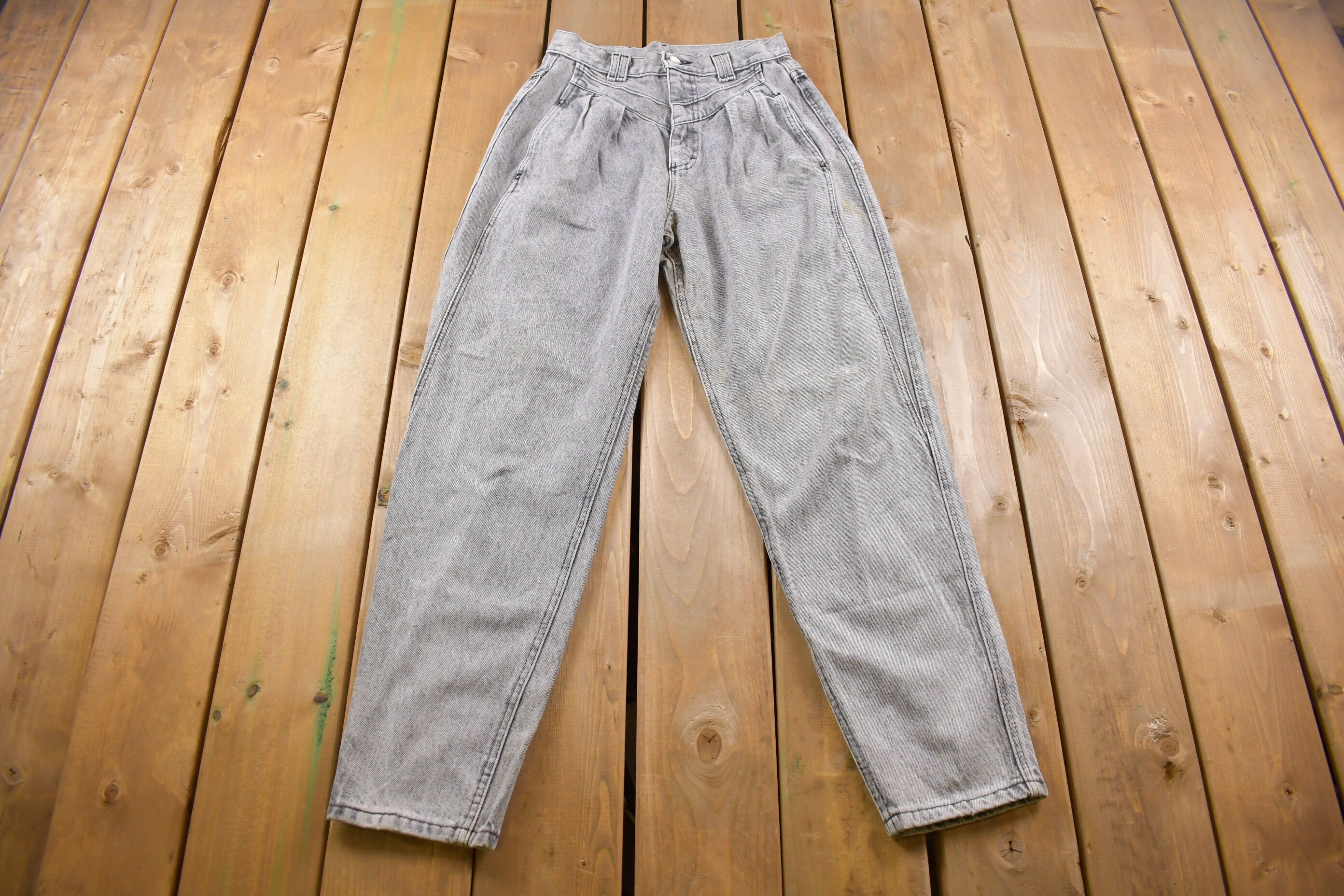 Vintage 1980's Lee Grey Women's Jeans 26 x 30