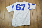 Vintage 1990s Polo Jeans Co Ralph Lauren 67 Graphic Football T-Shirt