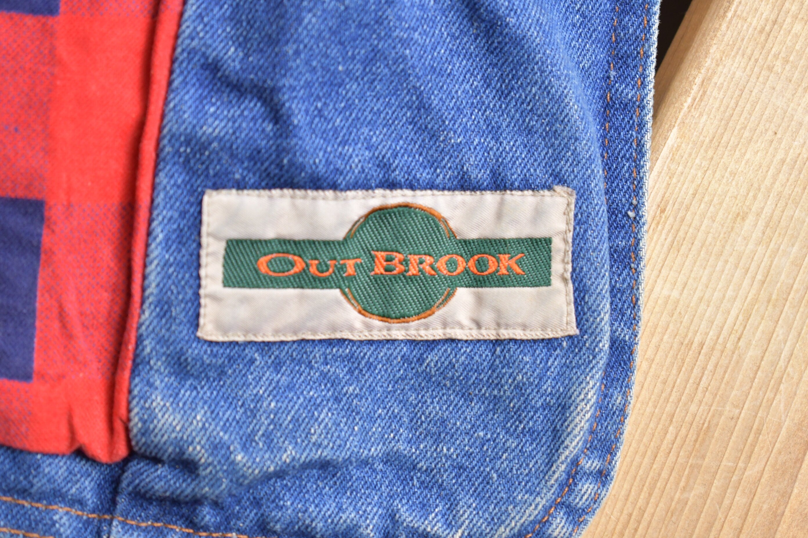 Vintage 1990s Out Brook Denim Jean Jacket