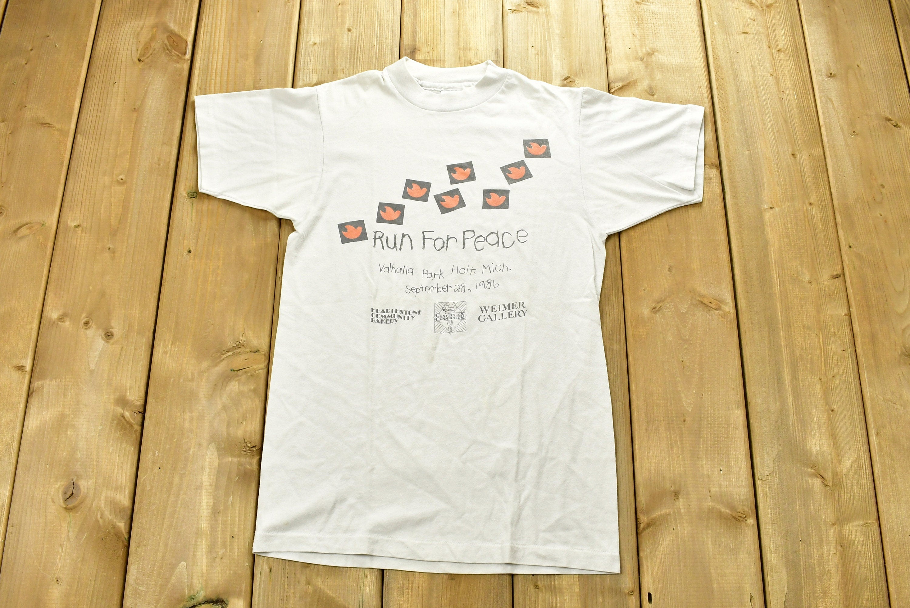 Vintage 1986 Run For Peace T-Shirt