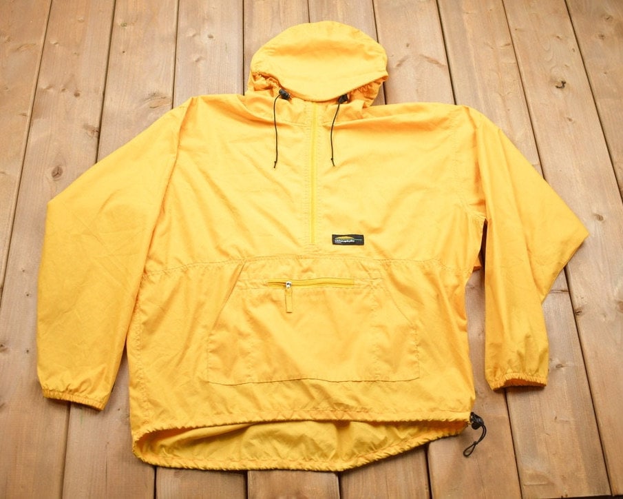 Vintage 1990s Yellow Windbreaker