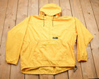Vintage 1990s Yellow Windbreaker