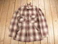 Vintage 1950s Merrill Woolens Shadow Plaid Wool Shacket