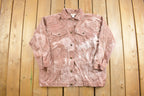 Vintage 1990s Hunters Run Bleached Jean Jacket
