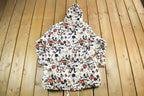 Vintage 1990s Disney Mickey Mouse All Over Print Reversible Jacket Youth XL  90s Cartoon  Streetwear
