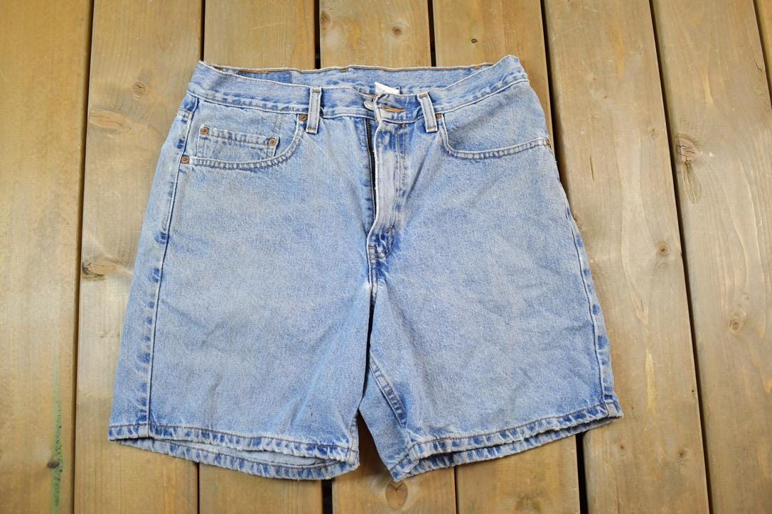 Vintage 1990s Levi Strauss Red Tab 550 Denim Jean Shorts Size 32 x 6