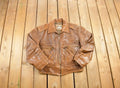 Vintage 1980s Big Iron Leather Biker Jacket