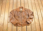 Vintage 1980s Big Iron Leather Biker Jacket