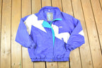 Vintage 1990s Etirel Super Unique Ski Windbreaker Puffer Colour Block Jacket Made In France