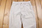 Vintage 1980s Levi's 540 Brown Tab Jeans Size 33 x 32