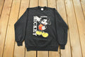 Vintage 1990s Mickey Mouse Disney Crewneck Sweater Men's Small