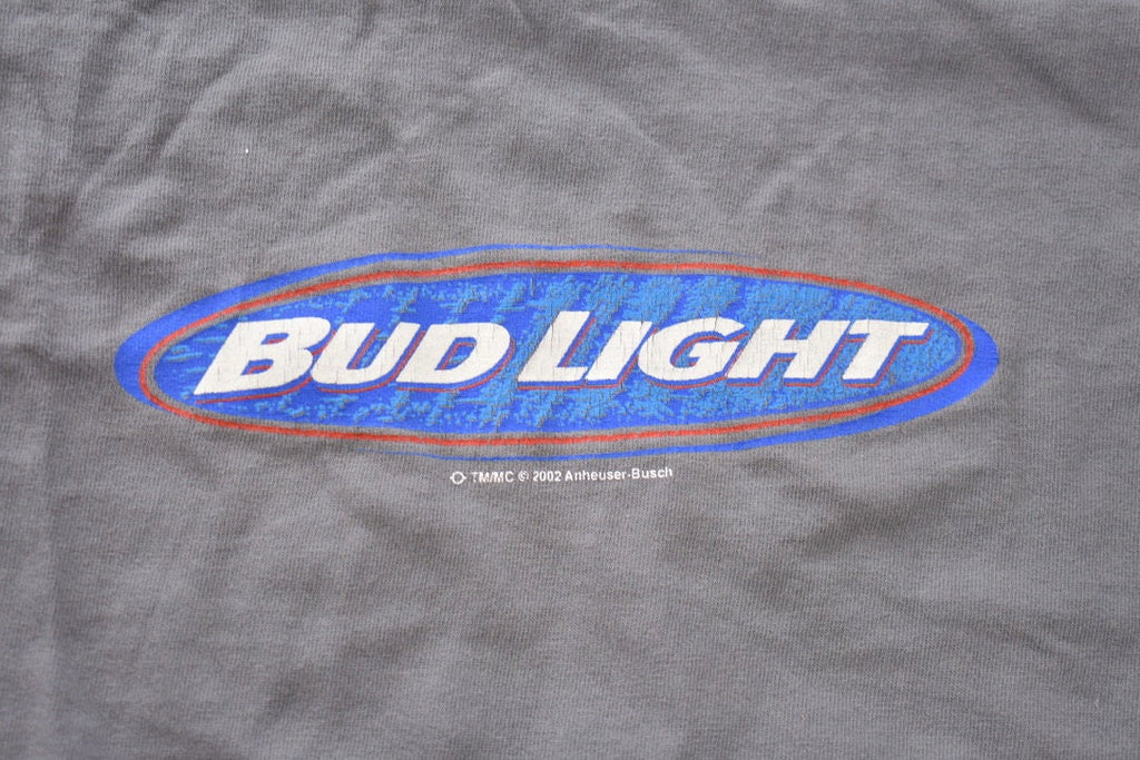 Vintage 2002 Bud Light Graphic Longsleeve T-Shirt