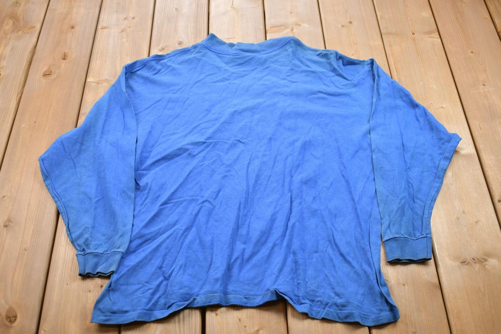 Vintage 1990s New York Giants NFL Logo7 Long Sleeved T-Shirt